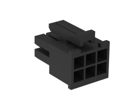 Obudowa złącza PCB 6-pinowe 2-rzędowe raster: 3mm Amphenol Communications Solutions G88MPH0622