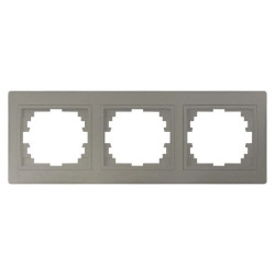 DOMO Ramka potrójna pozioma Szampański 011480050 25059
