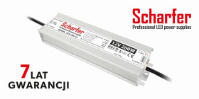Zasilacz led hermetyczny 12V 200W Scharfer 7Y