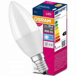 ZAR.LED 7.5W E14 Świeczka Osram Naturalna 4000K