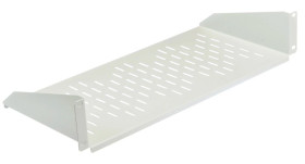 Półka stała do szafy RACK 19 cali 2U 220mm szara