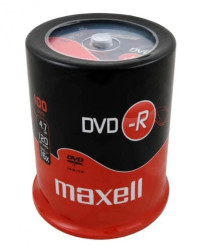 PŁYTA DVD-R 47 16x (100 sztuk) OPTYCZNE MAXELL / 275611.40.AS
