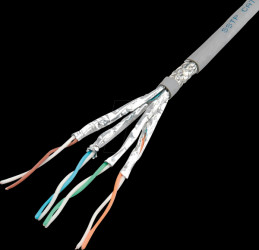 21150004 Cat. 7 network cable, S/FTP (PiMF), grey, 300 m