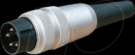 SV 40 Plug, SV 30, round plug connector, straight, IP40, 4-pin