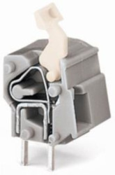 PCB terminal, 1 pole, pitch 10 mm, AWG 28-12, 24 A, cage clamp, dark gray, 257-862