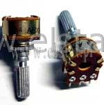 500K pot. stereo logaryt. 0,1W