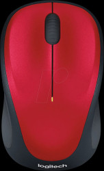 910-002496 Mouse, wireless, red