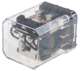 Przekaźnik mocy 240V ac 3PDT TE Connectivity, Wciskane 7200Ω Szybkie łączenie