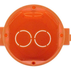 Puszka p/t 60mm łączeniowa głęboka pomarańczowa 302580