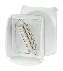 Skrzynka zaciskowa Poliwęglan 112 x 255 x 205mm Szary IP66, IP67, IP69 HENSEL