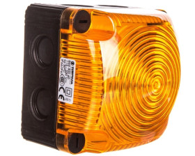 Sygnalizator ostrzegawczy żółty 115-230V AC LED stały IP66 853.300.60