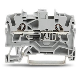 Kostka zaciskowa na szynie DIN WAGO poziomy: 1 22 → 12AWGWciskany zacisk Cage Clamp TOPJOB S