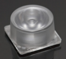 Soczewka LED 22.5 x 22.5 x 12.2mm, kąt widzenia 33°, do użytku z Cree XB-H, Cree XM-L, Cree XM-L2, Cree XP-E, Cree