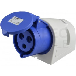 Gniazdo siłowe z klapką [3p] 32A 230V stałe IP44 PAWBOL do obudowy