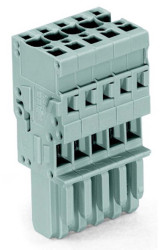 Wtyk żeński Wtyk żeński, 2-biegunowy WAGO wymiary styku 4mm² System X-COM serii 769