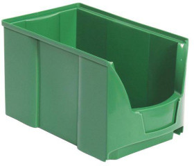 BRB Lagertechnik 977505 Skrzynka magazynowa nadaje się na żywność (S x W x G) 200 x 200 x 360 mm zielony 8 szt.