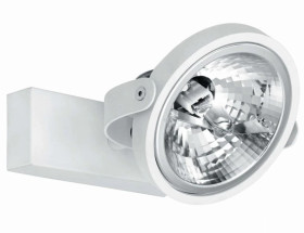 Kinkiet ścienny Romeo do industrialnych wnętrz biały na G9 LP-2113/1W Light Prestige