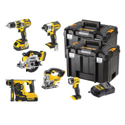 DEWALT DCK699M3T XR 6 Piece Kit 18V 3 x 4.0Ah Li-ion