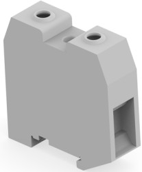 Screw terminal block, screw connection, 70 mm², 2 pole, 192 A, 8 kV, gray, 1SNK522010R0000