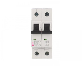 Wyłącznik nadprądowy 2P B 10A 10kA AC ETIMAT10 002123714