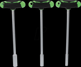 512.0603 COMPETITION 3-piece T-handle nut screwdriver set