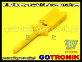Chwytak pomiarowy pazurkowy żółty