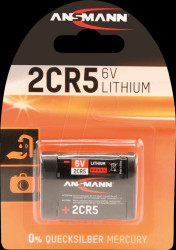 5020032 ANSMANN Photo, 2CR5, 6 V, 34 x 17 x 45 mm