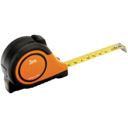 Bahco MTG-5-19 Tape Measure 5m Durable Metric Scale Rubber Casing