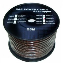 Kabel zasilający 6Ga OD8mm CU+AL 25m KAB0713B