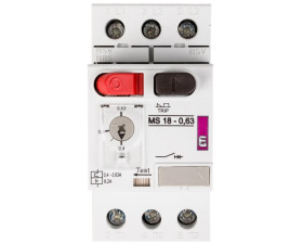 Wyłącznik silnikowy 3P 0,12kW 0,4-0,63A MS18 004600343