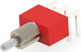 Toggle switch, metal, 2 pole, latching, On-On, 5 A/125 VAC, 28 VDC, silver-plated, 1825138-7