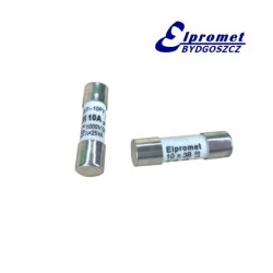 Wkładka bezpiecznikowa cylindryczna 10x38 PV 10A 1000V DC topikowa solarna