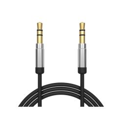 Złącze Jack wt.3,5st-wt.3,5st 2,5m Metal AUX / 91-272