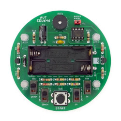 Przypominacz świetlno-dźwiękowy. Zestaw DIY do nauki lutowania AVT EDU646