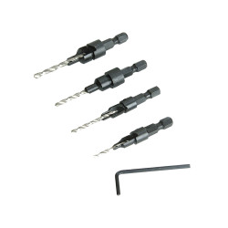 Faithfull FAISSINKS4 Screwsink Set, 4 Piece