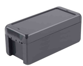 Obudowa ABS szerokość zew. 80 mm długość zew. 191 mm wys. zew. 90 mm Bopla IP66, IP68 Szary grafitowy