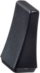 Lever grip, (L) 12.4 mm, black, for toggle switch, U242N