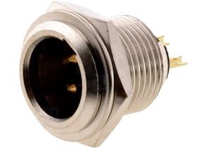 GNIAZDO XLR MINI 3P MXLR-3W-C