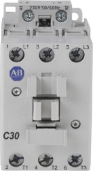 Stycznik 230 V ac Allen Bradley styki: 3 15 kW 30 A 3NO Śruba 100-C30KF00