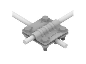 Złącze krzyżowe /małe/ B=30mm 2 płytki 4xM6 /OG/ AN-04A/OG/ A191064 AN-KOM