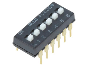 Przełącznik DIP-SWITCH ON-OFF 0,1A 24VDC Poz 2 THT 1825360-4