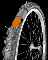 Bicycle tube, self-repairing, 28" (711 mm)