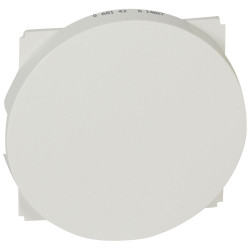 Zaślepka gniazda IP20 Zatrzask Biały