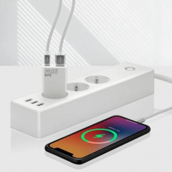 Ładowarka sieciowa everActive GaN SUPER SLIM SC-340Q z gniazdem USB QC3.0 oraz USB-C PD 20W