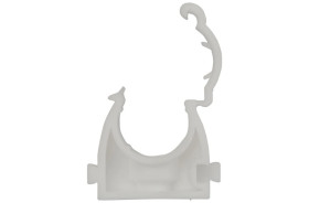 Uchwyt zamknięty do rur gładkich UZ 16 biały 68041 /100szt./