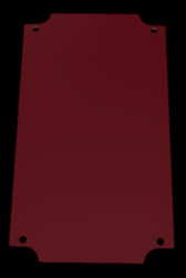 Mounting plate, hard paper, (L x W x H) 189 x 109 x 2 mm, natural, for M/T 221, M/T 237 , EM/ET 221, EM/ET 237, 22000700