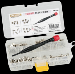 77785 PC screw set with screwdriver, 201 pieces
