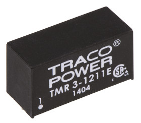 Przetwornica DC-DC, 3W, Uwe 9 → 18 V DC, Uwy 5V dc, Iwy 600mA, TRACOPOWER