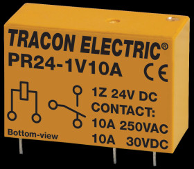 Przekaźnik PCB 24V DC 10A 230V Tracon