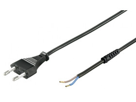 Kabel przyłączeniowy Euro, do konfekcjonowania 1,5 m, Czarny